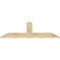Ekena Millwork Portland Rough Sawn Timber Gable Bracket, Douglas Fir, 60"W x 22"H x 2"D x 6"F, 9/12 Pitch GBW060X22X0206POR00RDF - alternate 3